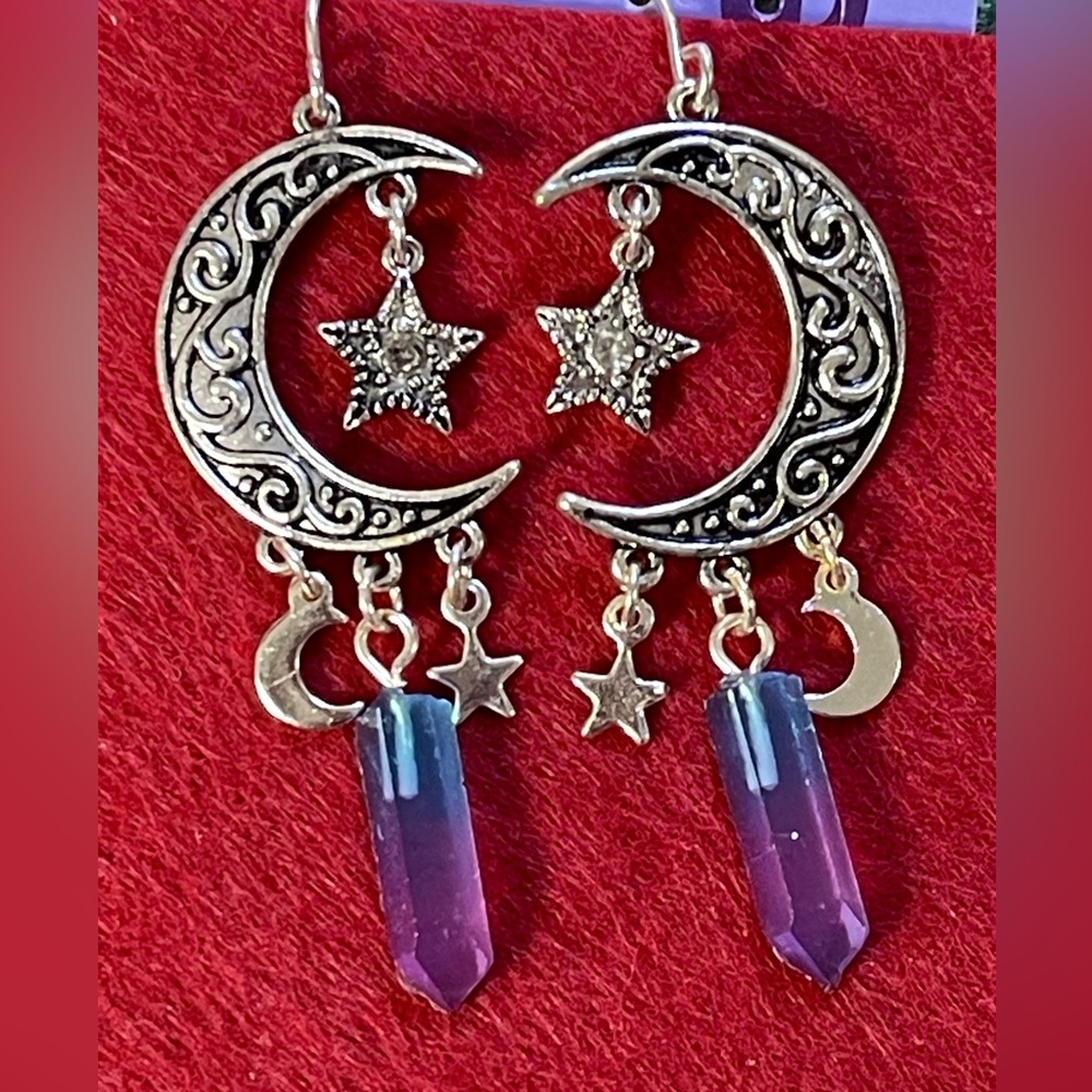 118 - Claire’s moon and star earrings